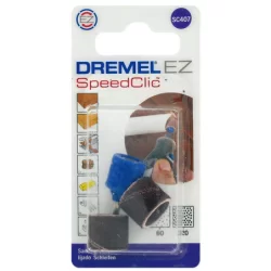 Mandrin de poncage EZ Speedclic Dremel avec 2 bandes de ponçage SC407