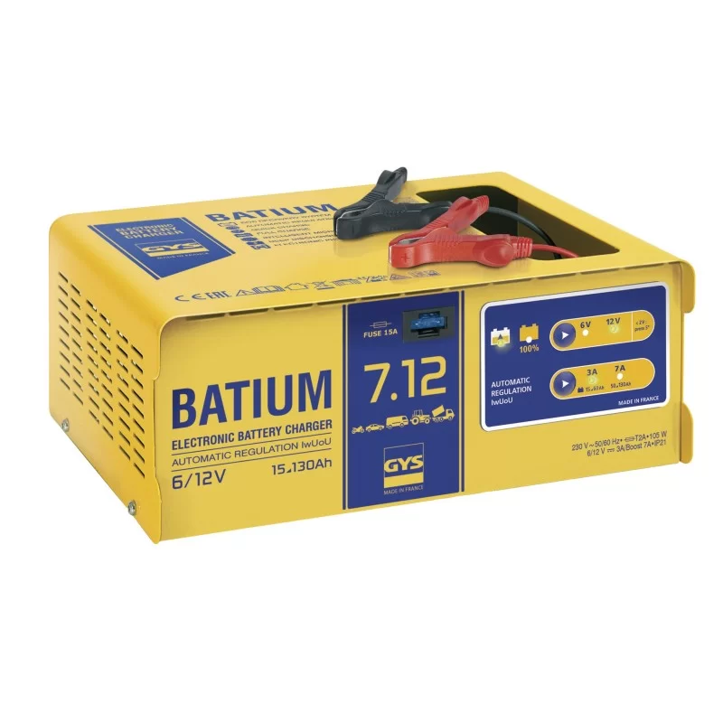 Chargeur de batterie Batium 7-12 6/12V 230V 105W