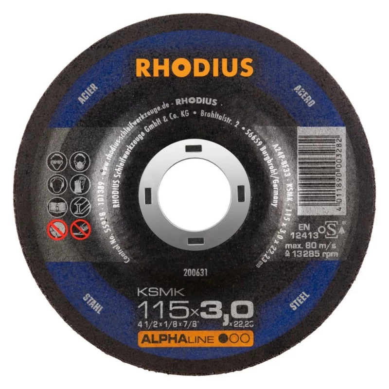 Disque à tronçonner acier KSMK Rhodius