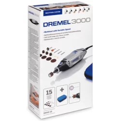 Outil multifonction Dremel 3000 avec 15 accessoires et une trousse zip