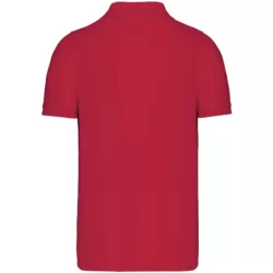 Polo Homme manches courtes 100% coton rouge