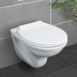 Abattant WC Kos Easy Close en thermoplast blanc