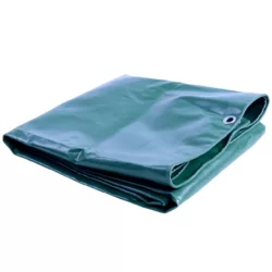 Bâche lourde PVC 550g/m² - 10 x 12 m