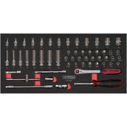 Servante Ultimate KS Tools gris/noir 7 tiroirs avec 158 pièces