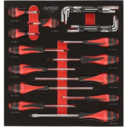 Servante Ultimate KS Tools gris/noir 7 tiroirs avec 158 pièces