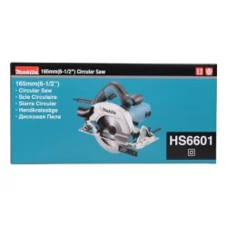 Scie circulaire Makita HS6601J diamètre 165 mm 1050W