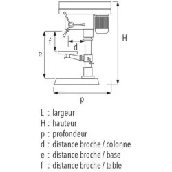 Perceuse d'établi STAR 20 PE