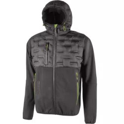 Veste de travail hybride SPOCKgris et vert