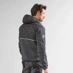 Veste de travail hybride SPOCKgris et vert