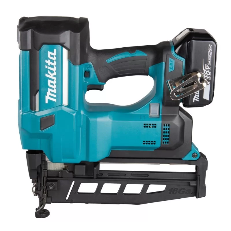 Cloueur Makita DBN600RTJ 18 V Li-Ion avec 2 batteries 5 Ah et chargeur en coffret