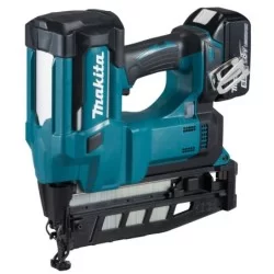 Cloueur Makita DBN600RTJ 18 V Li-Ion avec 2 batteries 5 Ah et chargeur en coffret