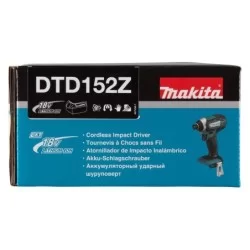 Visseuse à chocs DTD152Z Makita 18V Li-Ion 165 Nm machine seule