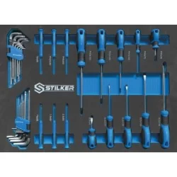 Servante d'atelier Stilker 5 tiroirs et 152 outils