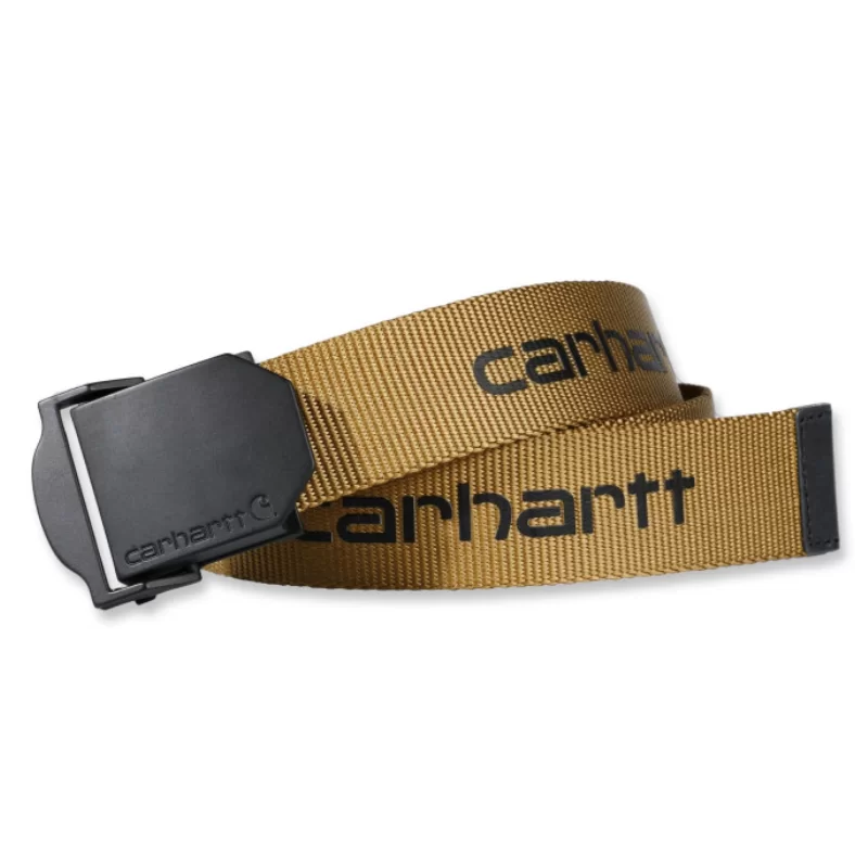 Ceinture nylon imprimé Carhartt marron