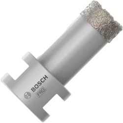 Scie trépan diamantée Pro Ceramic Dry Bosch pour meuleuse à sec