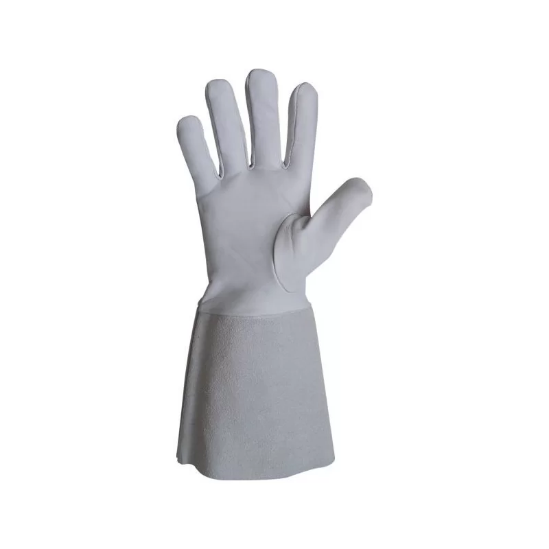 Gant tout fleur d'agneau manchette 14 cm taille 9