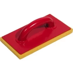 Taloche éponge fine sur plateau plastique Taliaplast 28 x 14 cm épaisseur 2 cm