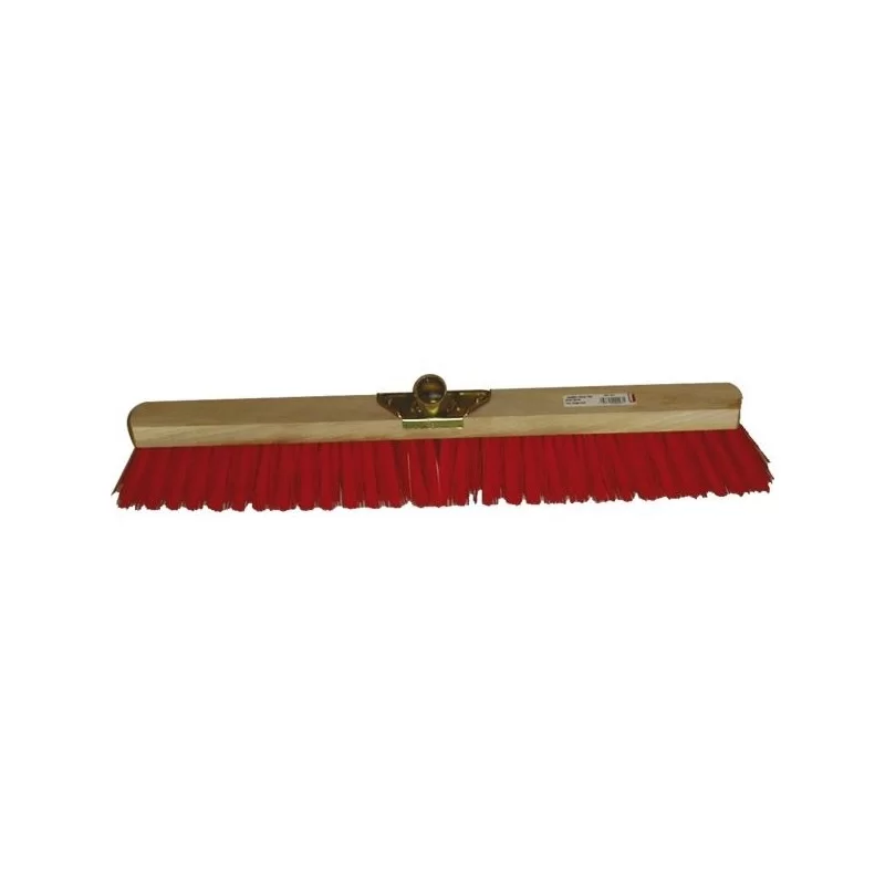 Balai de piste PVC rouge Pro Brosserie Thomas longueur 60 cm