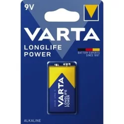 Pile Varta High Energy 6LR61 9V Alcaline (pile carrée)