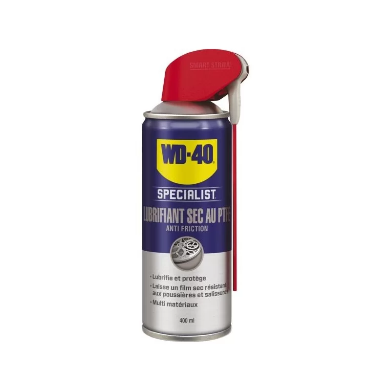 Lubrifiant sec au PTFE WD-40 Specialist anti-friction en aérosol de 400 mL