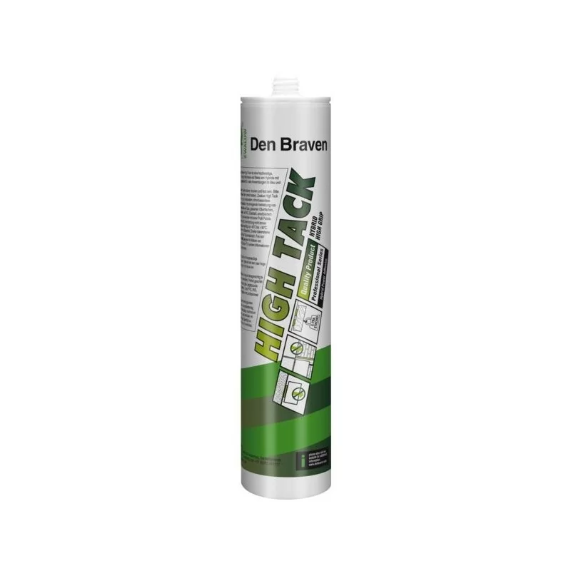 Mastic colle à forte adhérence High Tack 290ml blanc