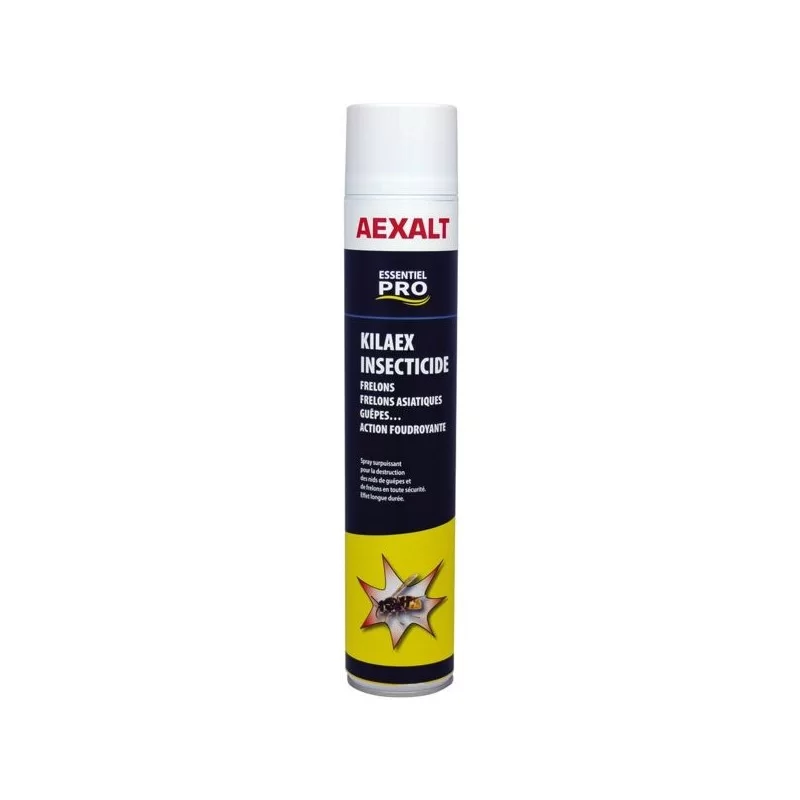 Spray insecticide Aexalt anti-frelons et guêpes KILAEX - 750 ml - ne pas appliquer de remise