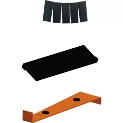 Ensemble d'accessoires pour pose parquets et sols stratifiés clipsables ou emboîtables - Edma