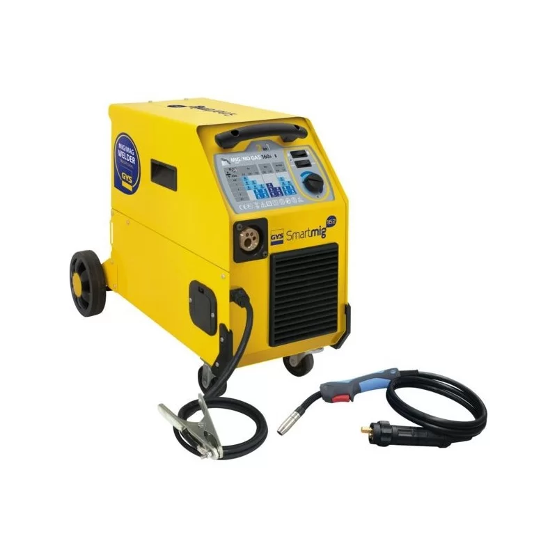 Poste soudure smartmig 162 230 V 160 A procédé MIG MAG et no gaz avec câble de masse et torche euro 2.2 m