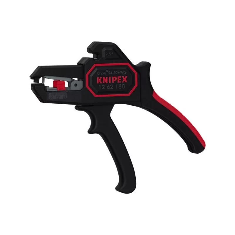 Pince à dénuder automatique réglable fils d'isolation Knipex - 0.2 - 6 mm²  - Boîtier plastique