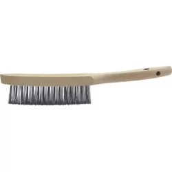 Brosse de soudage métallique Gys à 4 rangs en acier avec manche plastique