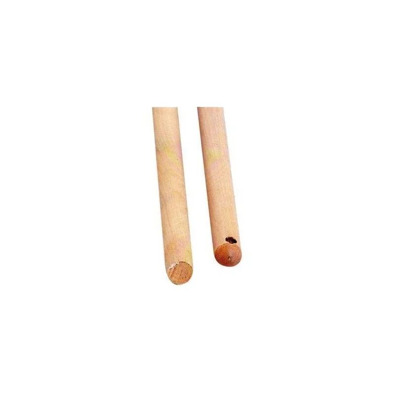 Manche balai cantonnier en bois poncé Brosserie Thomas diamètre 28 mm longueur 140 cm