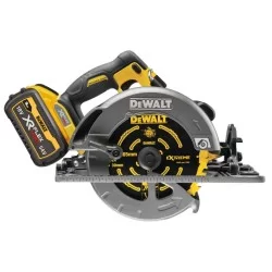 Scie circulaire Dewalt XR Flexvolt 54V Ø190mm - en coffret avec 2 batteries 9Ah et chargeur