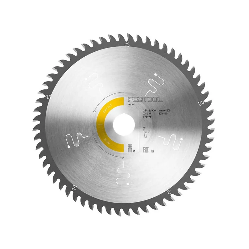Lame scie circulaire Festool Wood Rip Cut Ø254x2,4x30 60 Dents