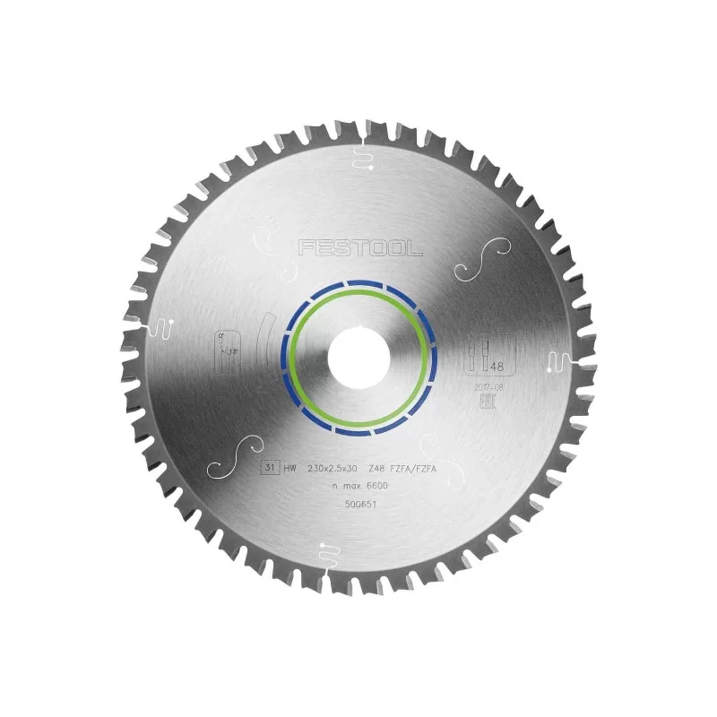 Lame de scie circulaire pour métaux et acier Steel HW 230 x 2.5 x 30 mm F48 pour HK85 Festool