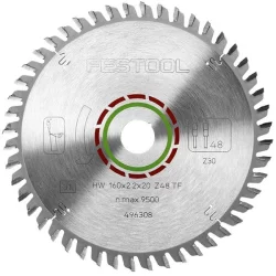 Lame scie circulaire spéciale Diamètre 160 Alésage 20 Epaisseur 2.2 TF48 sols laminés