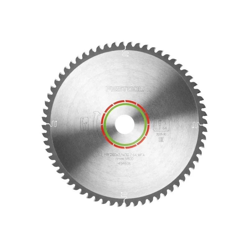 Lame de scie spéciale Lamine HW 260X2.5X30 TF64