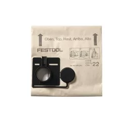 Sac filtre Festool FIS-CT 55/5 pour aspirateur CT 55 lot de 5