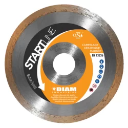 Disque diamant StartLine CR60 carrelage et céramique Ø 125 x 22,23 mm - Diam Industries