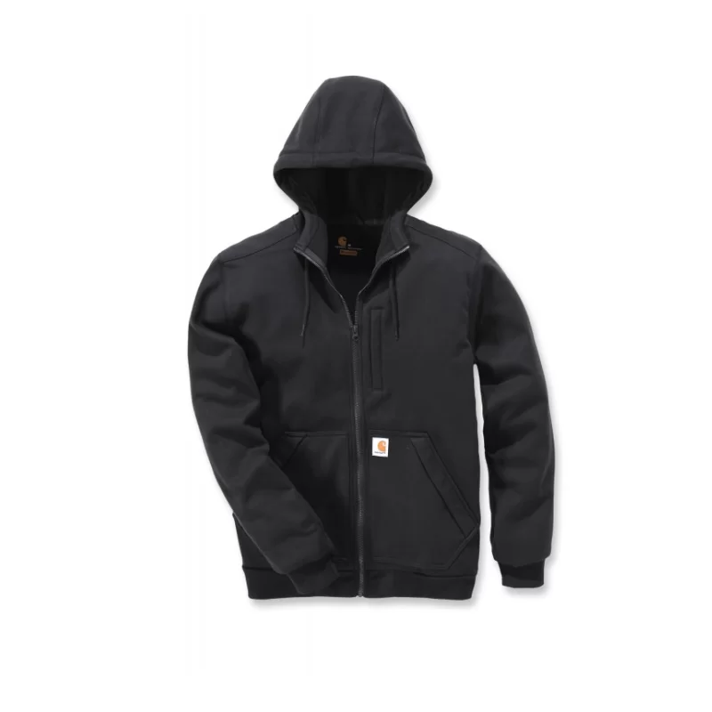 Sweat homme Wind Fighter à capuche zippé déperlant et anti-vent Noir