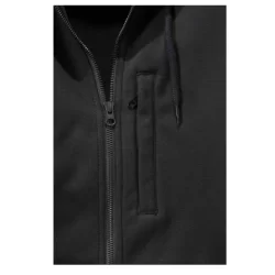 Sweat homme Wind Fighter à capuche zippé déperlant et anti-vent Noir