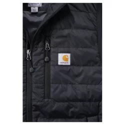 Gilet sans manches homme Gilliam zippé matelassé déperlant Noir