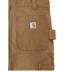 Pantalon de travail homme Duck Double Front stretch Marron