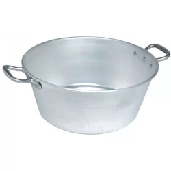 Bassine à gras lourde de type Landaise 55 litres diamètre 60 cm