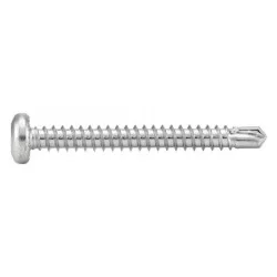 Vis autoperceuse tête cylindrique crantée carrée acier Zingué 4,2 x 19 mm - Boîte de 500