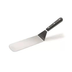 Spatule Inox longue coudée POM pour plancha Forge Adour